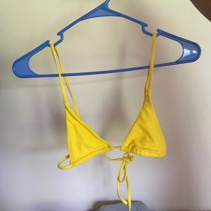 Yellow Bikini top